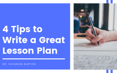 4 Tips To Write A Great Lesson Plan