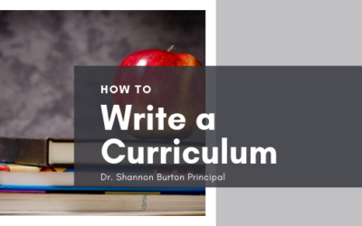 How To Write A Curriculum